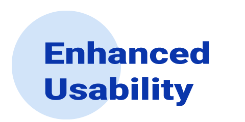 Enhanced usability